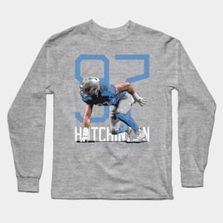 Aidan Hutchinson Detroit Bold Number Long Sleeve T-Shirt